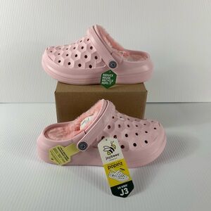 J3 Joybees Clogs ~ Pink ~ Lined ~ Kids ~ Varsity ~ NWT